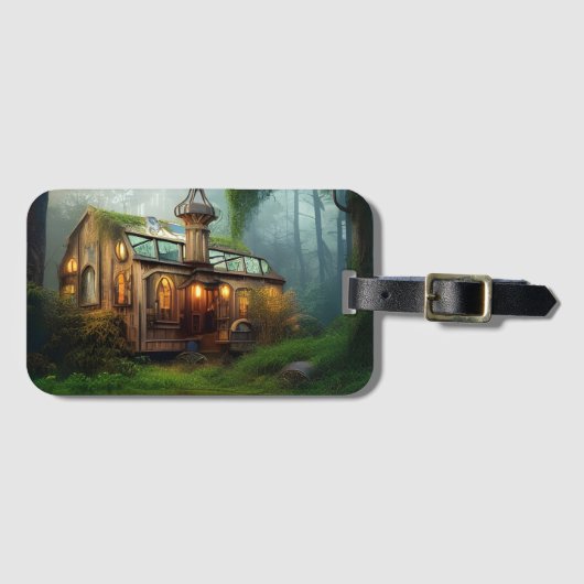 The River Workshop | Steampunk Bagagelabel (Voorkant (horizontaal))