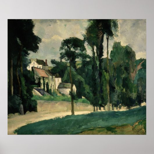 The Road at Pontoise, 1875 Poster (Voorkant)