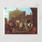 The Roast Beef of Old England van William Hogarth Briefkaart (Voorkant)
