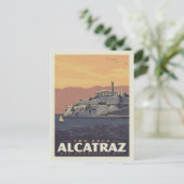 The Rock Alcatraz | San Francisco Bay Briefkaart (Staand voorkant)