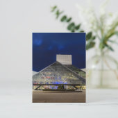 The Rock and Roll Hall of Fame in Dusk Briefkaart (Staand voorkant)