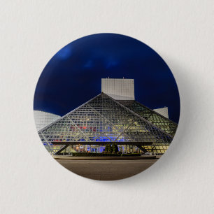 The Rock and Roll Hall of Fame in Dusk Ronde Button 5,7 Cm