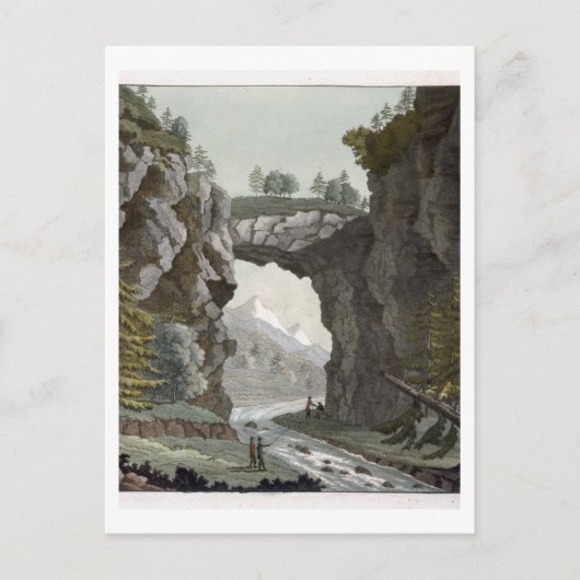 The Rock Bridge, Virginia, van Le Costume Ancien Briefkaart (Voorkant)