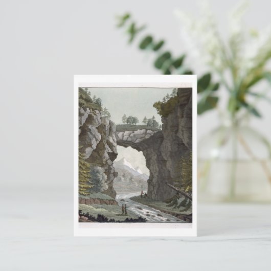 The Rock Bridge, Virginia, van Le Costume Ancien Briefkaart (Staand voorkant)