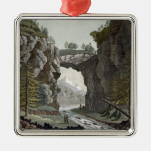 The Rock Bridge, Virginia, van Le Costume Ancien Metalen Ornament