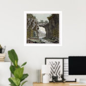 The Rock Bridge, Virginia, van Le Costume Ancien Poster (Thuiskantoor)