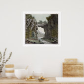 The Rock Bridge, Virginia, van Le Costume Ancien Poster (Keuken)