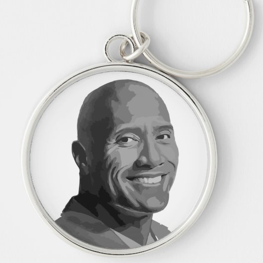 The Rock - Dwayne Johnson Sleutelhanger (Voorkant)