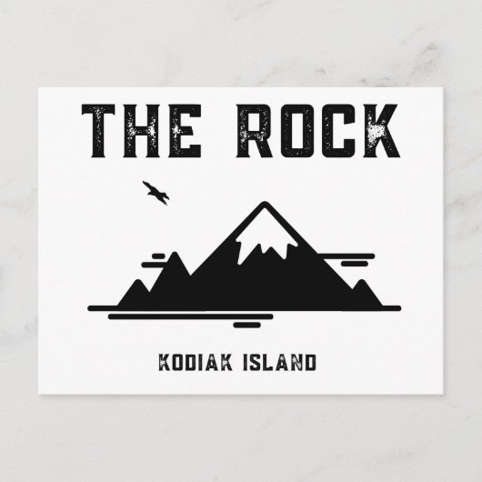 The Rock Kodiak Island Briefkaart (Voorkant)