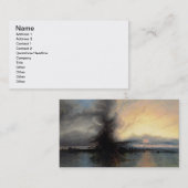 The Rock of Salvation, 1837 (olie op canvas) Visitekaartje (Voorkant / Achterkant)