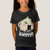 The Rock Star Cat - Whyyyyy T-shirt (Voorkant)