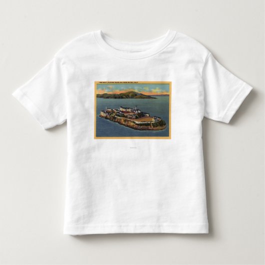 "The Rock", Uitzicht van Alcatraz Island Kinder Shirts (Voorkant)