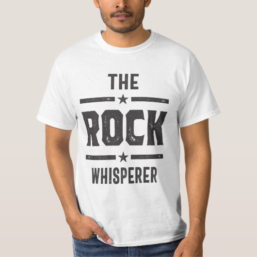 The Rock Whisperer T-shirt (Voorkant)