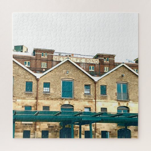 The Rocks Sydney vintage erfgoed reis Legpuzzel (Verticaal)