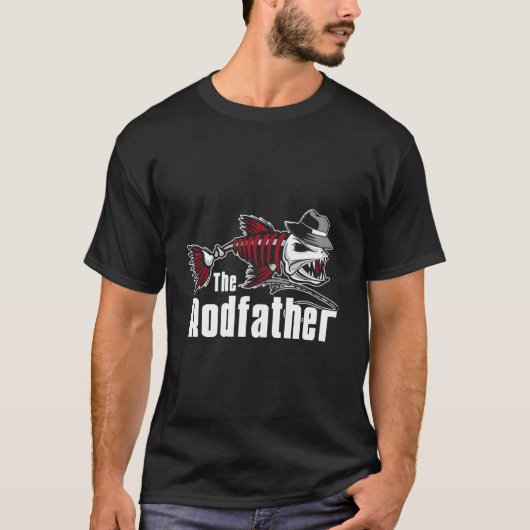 The Rodfather Fishing T-shirt (Voorkant)