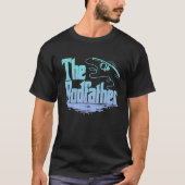 The Rodfather Funny Fishing Parody T-shirt (Voorkant)