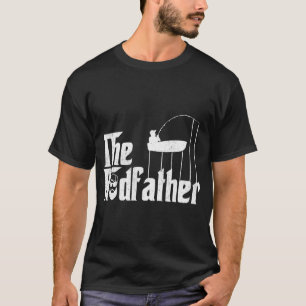 The Rodfather Grappige Vis en Visser Geschenken Fi T-shirt
