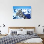 The Roggspitze St Anton Holiday Card Canvas Afdruk (Insitu (Slaapkamer))