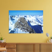 The Roggspitze St Anton Holiday Card Canvas Afdruk (Insitu (Woonkamer))