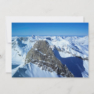 The Roggspitze St Anton Holiday Card Feestdagenkaart