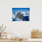 The Roggspitze St Anton Holiday Card Poster (Keuken)