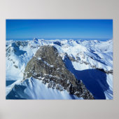 The Roggspitze St Anton Holiday Card Poster (Voorkant)