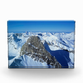 The Roggspitze St Anton Holiday Card Poster Fotoblokken