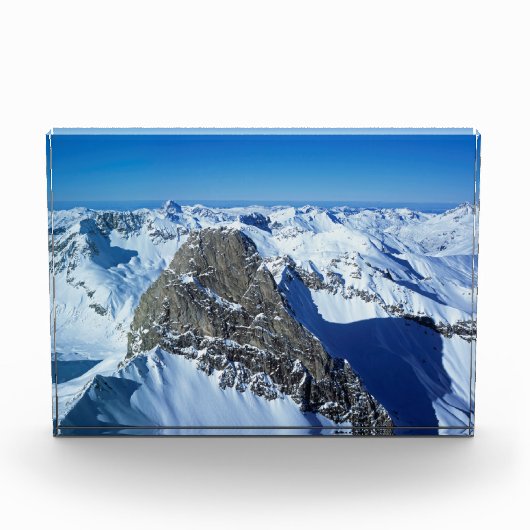 The Roggspitze St Anton Holiday Card Poster Fotoblokken (Voorkant)