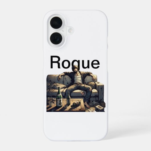 The Rogue Guy - Dronken Editie iPhone 16 Hoesje (Achterkant)