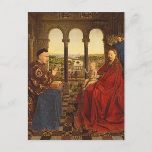 The Rolin Madonna, c.1435 Briefkaart (Voorkant)