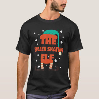 The Roller Skating Elf Kerstmis Pajama - Roller S T-shirt