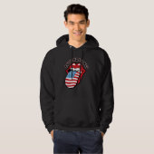 The Rolling Stones, de Amerikaanse taal Hoodie (Voorkant volledig)