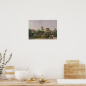 The Roman Baths, 1848 Poster (Keuken)