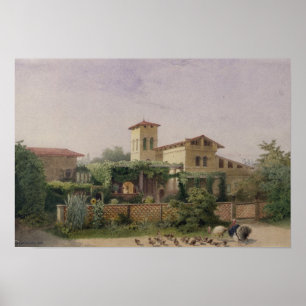 The Roman Baths, 1848 Poster