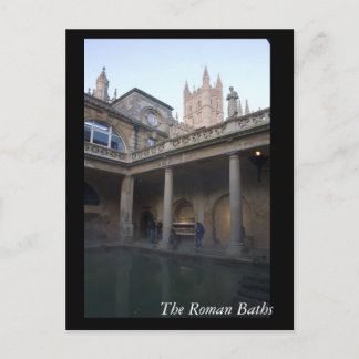 The Roman Baths, Bath, England Briefkaart