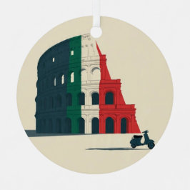 The "Roman Christmas" Collector’s Metal Ornament