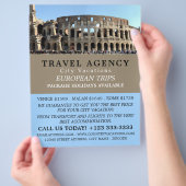 The Roman Colosseum, Rome, Reisbureau Advert Flyer (Hand)