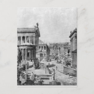 The Roman Forum of Antiquity, 1914 Briefkaart