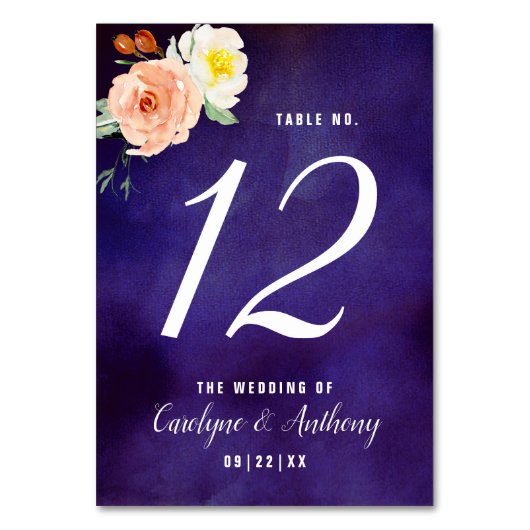 The Romance In Bloom Bruidscollectie Kaart (Achterkant)