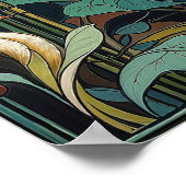 The Romantic Vine Art Nouveau Feminine Poster (Hoek)