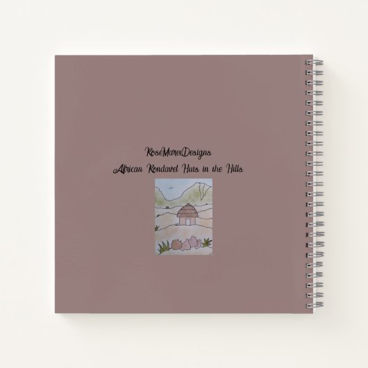 The Rondavel Journal Notitieboek (Achterkant)