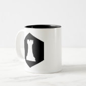 The Rook Tweekleurige Koffiemok (Voorkant links)