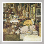 The Room of Flowers, 1894 Childe Hassam Poster (Voorkant)