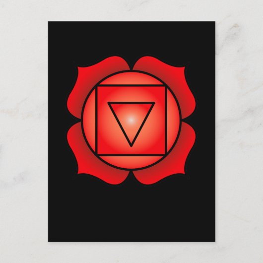The Root Chakra Briefkaart (Voorkant)