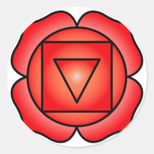 The Root Chakra Ronde Sticker