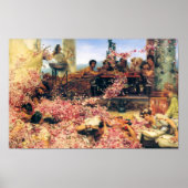 The Roses of Heliogabalus by Lawrence  Alma-Tadema Poster (Voorkant)