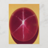 The Rosser Reeves Star Ruby Briefkaart (Voorkant)