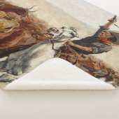 The Roundup Western Art van Frederic Remington Sherpa Deken (3/4)