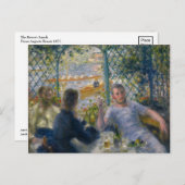 The Rower's Lunch van Pierre-Auguste Renoir Briefkaart (Voorkant / Achterkant)