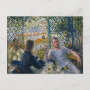 The Rower's Lunch van Pierre-Auguste Renoir Briefkaart